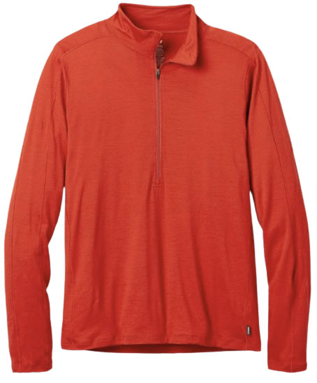 REI Co-op Merino 185 Long Sleeve Half-Zip (red)